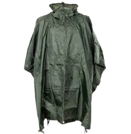 Тактическое пончо Brandit (дождевик, плащ-палатка) с сумкой Олива Киев