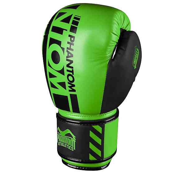 Боксерські рукавиці Phantom APEX Neon Green 14 унцій (капа в подарунок) Каменское