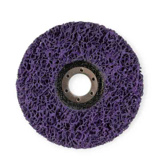 Коло зачистне по металу зі спіненого абразиву "корал" 125х13 мм фіолетовий (жорстка структура) Мукачево