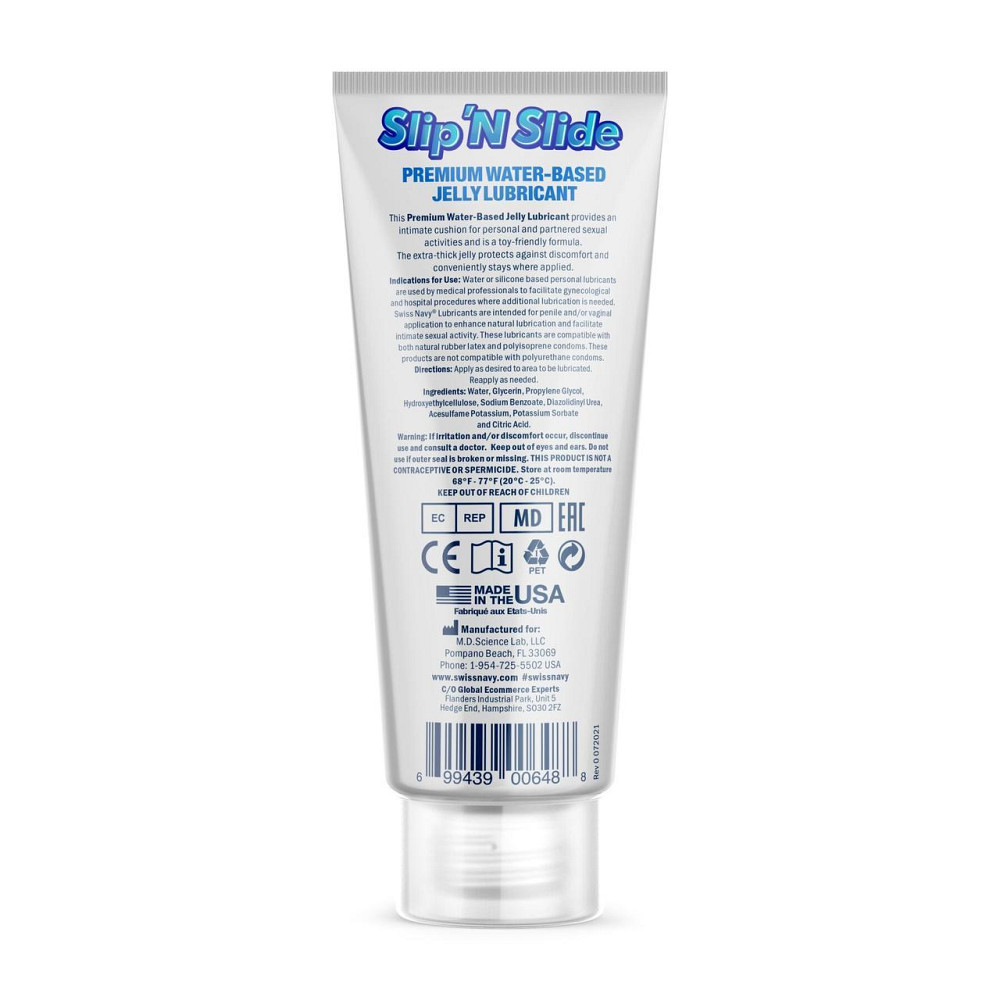 Лубрикант на водній основі Swiss Navy Slip'N Slide Premium Jelly 59 мл Sex Aura Київ - фото 2