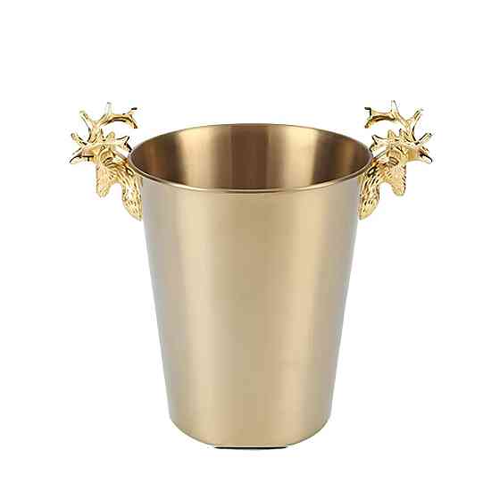 Кулер RESTEQ 5л из нержавеющей стали для охлаждения бутылок, подставка под алкоголь, золотого цвета Киев