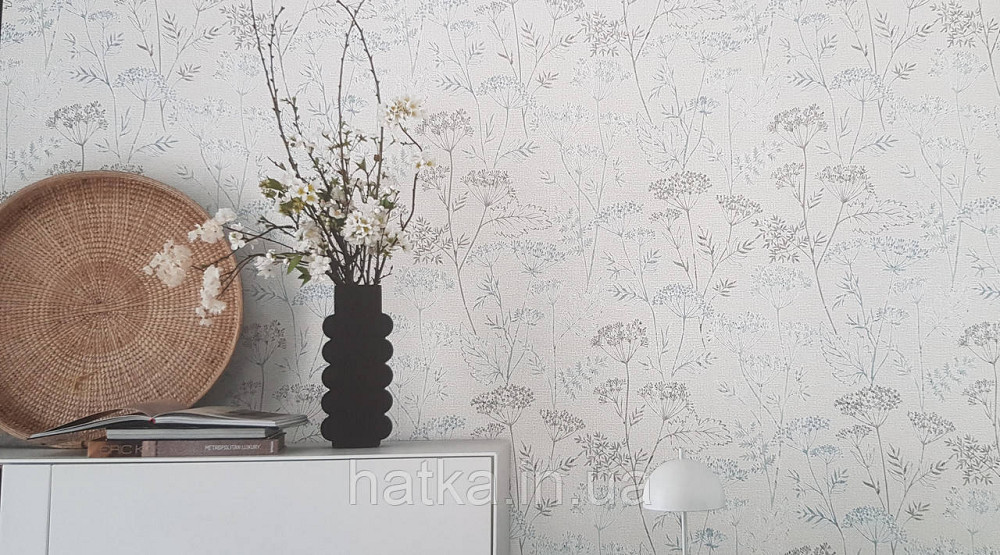 Шпалери вінілові на флізеліні Marburg Memoria 1.06х10 під старовину фігури на штукатурці сіро-бежеві зі сріблом Київ - фото 1