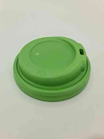 Кришка під стакан паперовий Ф90 (гар) зелена Маестро (50 шт) Харків