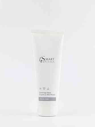 Маска-гомаж для делікатного очищення та сяйва шкіри Smart4Derma Gommage Mask Enzyme Milk Protein 230 мл Дніпро