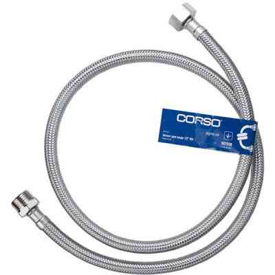 Шланг для воды Corso 1/2" ВН 40см (XA-3204) Винница