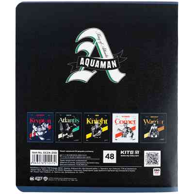 Зошит Kite DC Comics 48 аркушів, клітинка (DC24-259) Вінниця