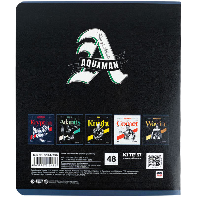 Тетрадь Kite DC Comics 48 листов, клетка (DC24-259) Винница - изображение 5