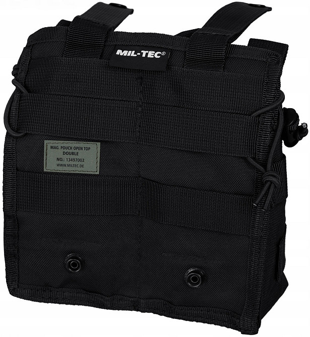 Тактический двойной Подсумок под магазины АК/М4/М16 с системой Molle Mil-Tec от Sturm (13497002) Black Нововолынск - изображение 5