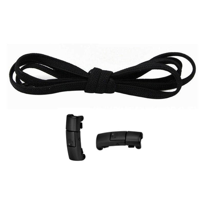 Магнітні шнурки — класика з технологічним рішенням | Lace 120cm (чорні) Миколаїв - фото 2