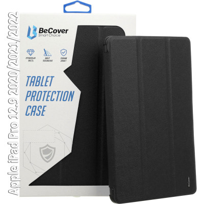 Чехол для планшета BeCover Tri Fold Soft TPU Silicone Apple iPad Pro 12.9 2020/2021/2022 Black (709712) Винница - изображение 1