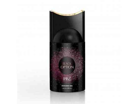 Дезодорант 250мл жін Black Option ТМ Prive Parfums Київ