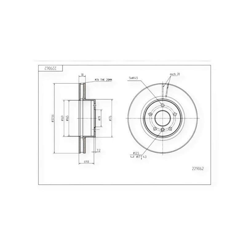 Диск BMW 5 (E60) (2003-) передний (324x30mm) тормозной Мукачево - изображение 1