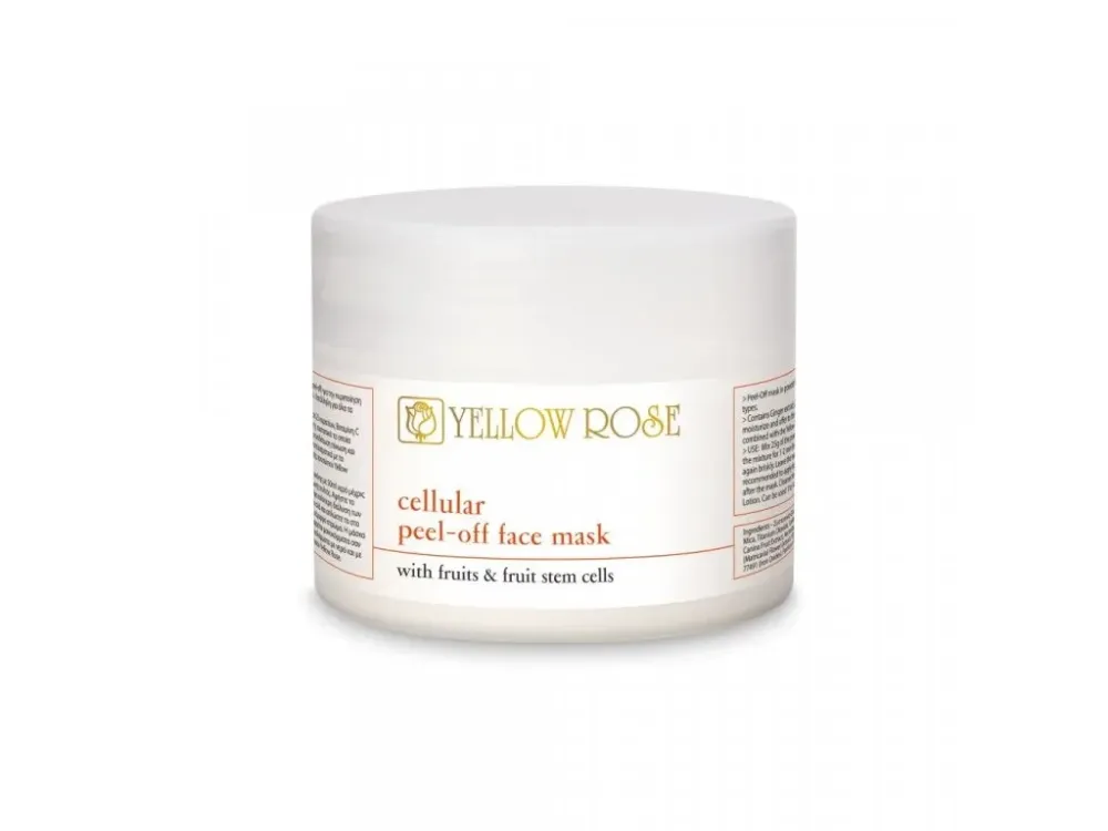 Маска зі стовбуровими клітинами, фруктовими екстрактами та шматочками фруктів Cellular Peel-off mask Yelow rose 150 гр Дніпро - фото 1