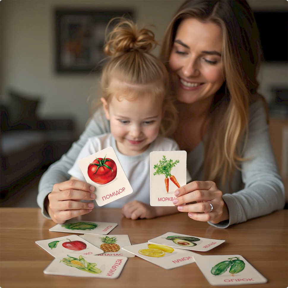 Детский набор учебных карточек Монтессори 