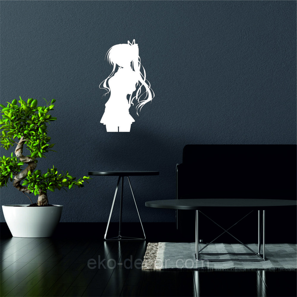 Декоративное настенное Панно «Девушка» Декор на стену 90*53 см, Белый Киев - изображение 2