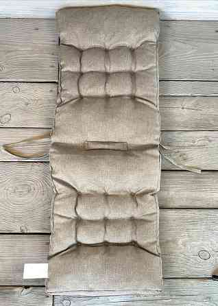 Подушка для стільців (40x120х4 см) подвійна Decorator Мальмо колір тауп 84-167 Київ