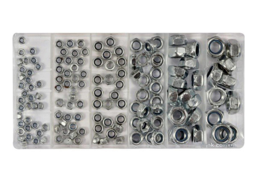 Гайки М4- М10 самозатисні YATO в пластиковій коробці; наб. 146 шт. [5/20] Одеса - фото 1