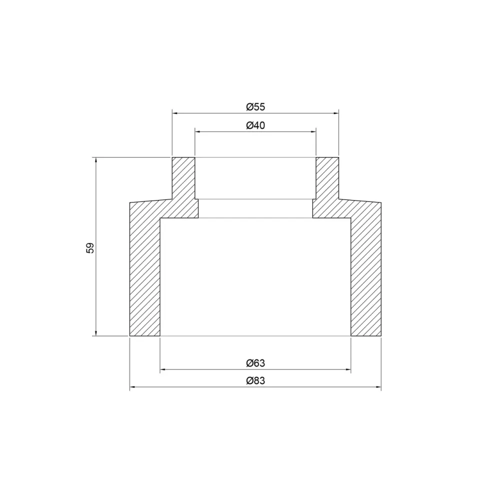 Муфта PPR Thermo Alliance 63х40 Киев - изображение 5