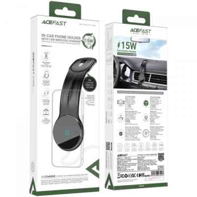 Універсальний автотримач Acefast D21 Magnetic wireless Velcro (6974316282907) Вінниця