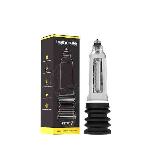 Гідропомпа Bathmate Hydro 7 Clear, для члена довижной от 12,5 до 18см, діаметр до 5см Sex Aura Київ