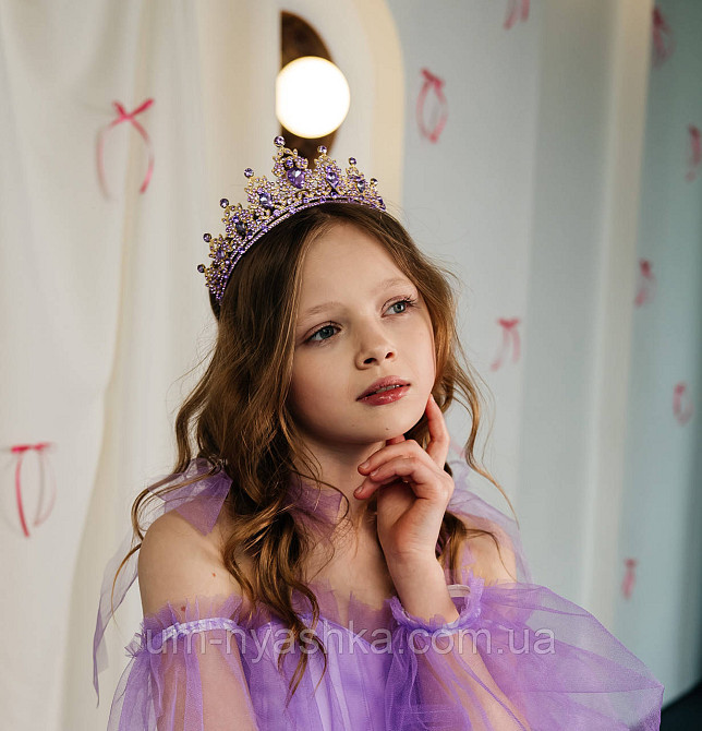 Диадема на обруче Корона с цветными камнями Кривой Рог - изображение 5