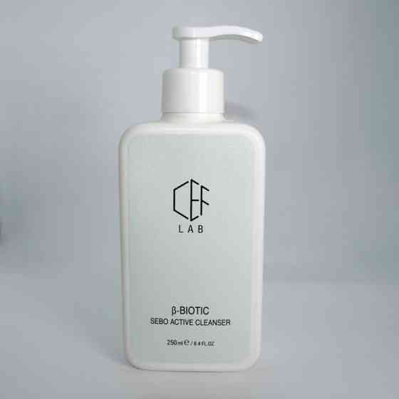 Азелаїновий Очисний Гель CEF Lab β-Biotic Sebo Active Cleanser 250 мл Дніпро