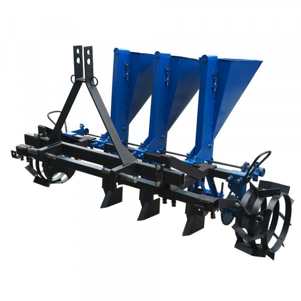 Часникосаджалка 3-рядна (для мінітрактора) (ложки стандарт Ø24,5) (ЧС16) Харків - фото 1