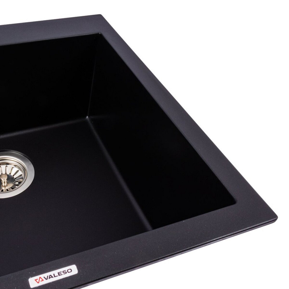VALESO Гранітна мийка VALESO GALAX 5050 матова Чорна Коломыя - изображение 17