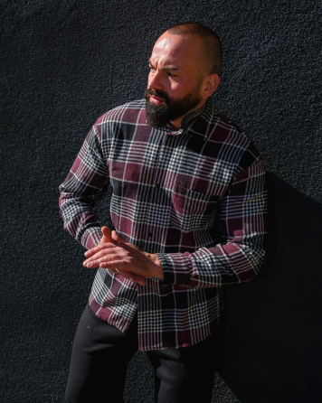 Сорочка чоловіча тепла байка Бордовий S Харків