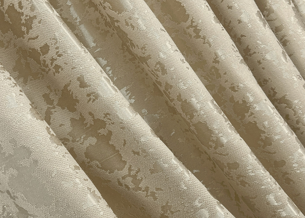 Комплект штор VR-Textil Льон Мармур 200х270 2шт і Тюль 600х270 1270ш-115т Бежевий з білим 71-122/7 Київ - фото 6