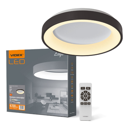 LED Світильник настінно-стельовий 72W 2700-6000К 220V кільцевий VLE-ERC-72B Videx Житомир