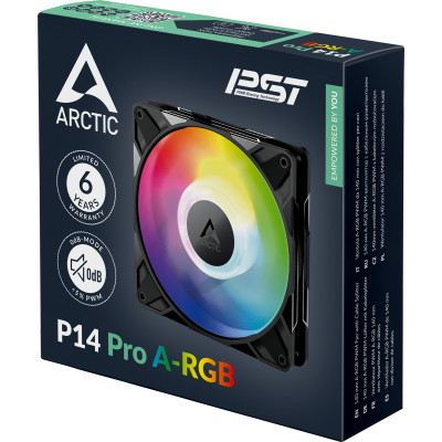 Кулер для корпуса Arctic P14 Pro A-RGB Black (ACFAN00315A) Винница - изображение 8