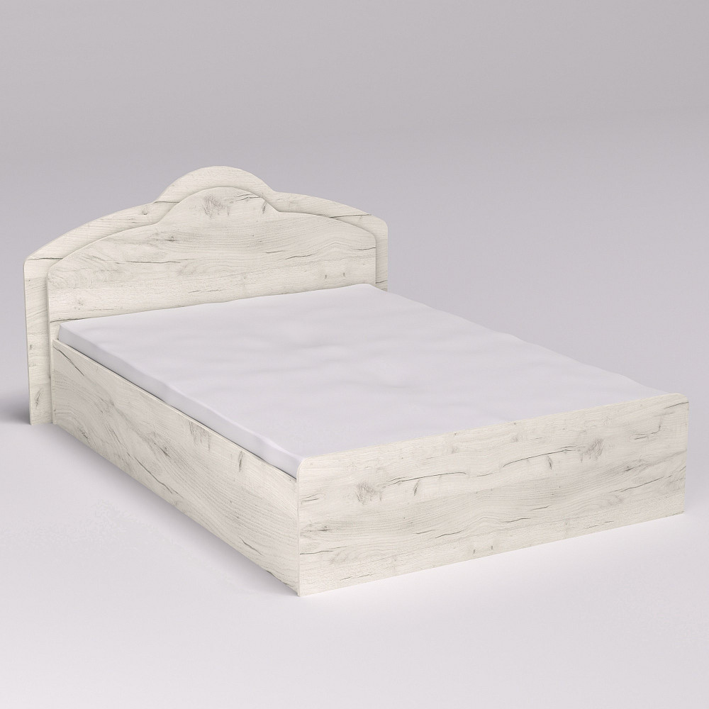 Ліжко Діана двоспальне, Дуб Крафт Білий, 2048х1810х1030 Львів - фото 1