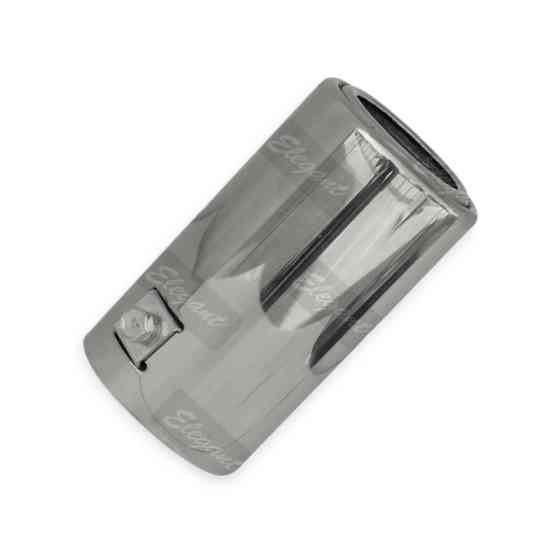 Насадка на глушник хром d 63мм, l 110мм, зовнішні 63мм (0095) Мукачево