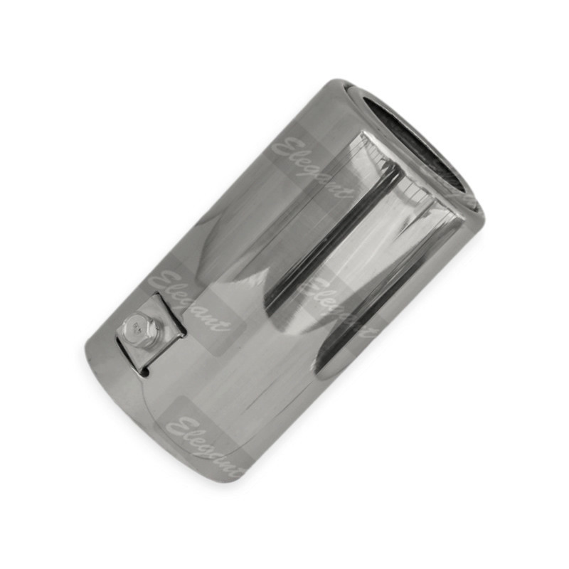 Насадка на глушитель хром d 63мм, l 110мм, внешн 63мм (0095) Мукачево - изображение 1