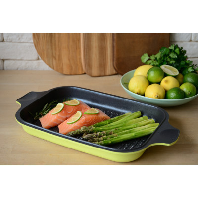 Жаровня Ringel Zitrone 34x24x13.5 см 6+3 л Жовта (RG-2108-34) Вінниця - фото 7