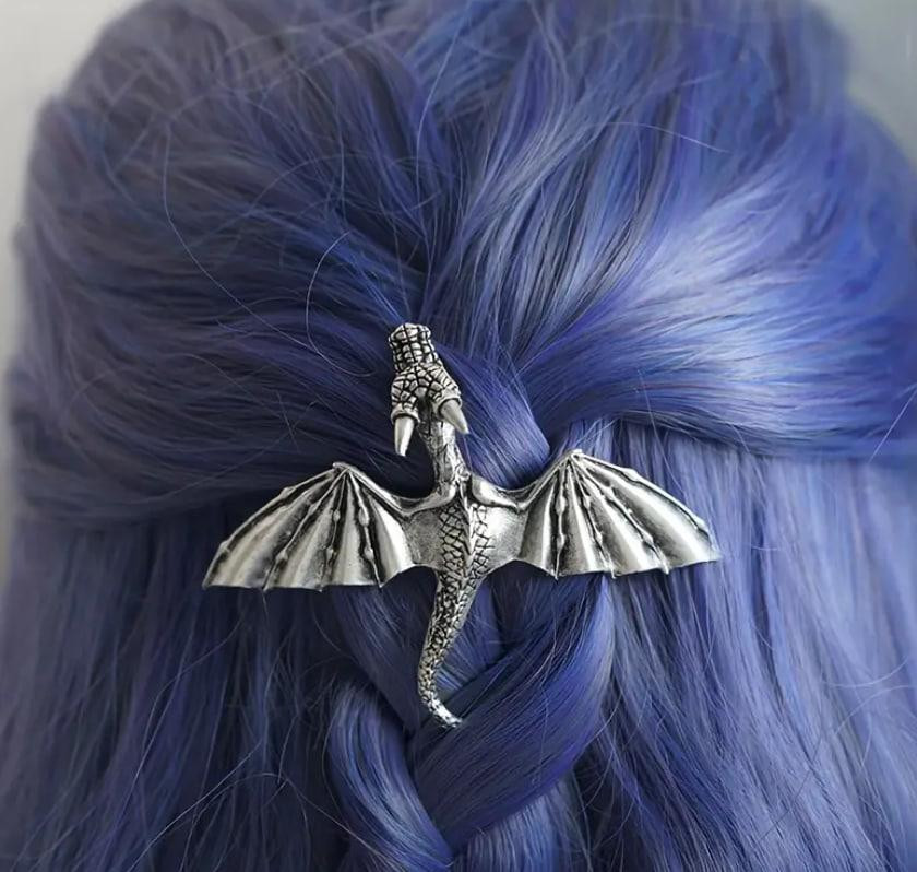 Вінтажна заколка для волосся з драконом вікінгів, прикраса для волосся, 1шт Київ - фото 2