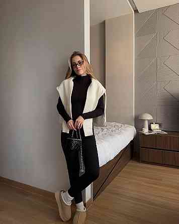 Женский повседневный теплый комбинезон на потайной молнии микродайвиг на флисе 44-46 Одесса