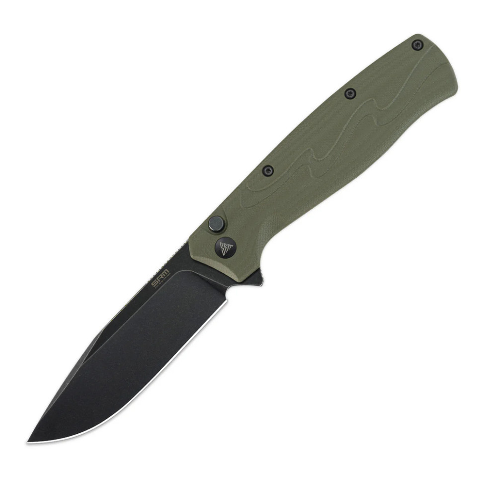 Ніж складаний туристичний SRM 221X-GP (9.2 см) 14C28N / G10 зелений Київ - фото 1