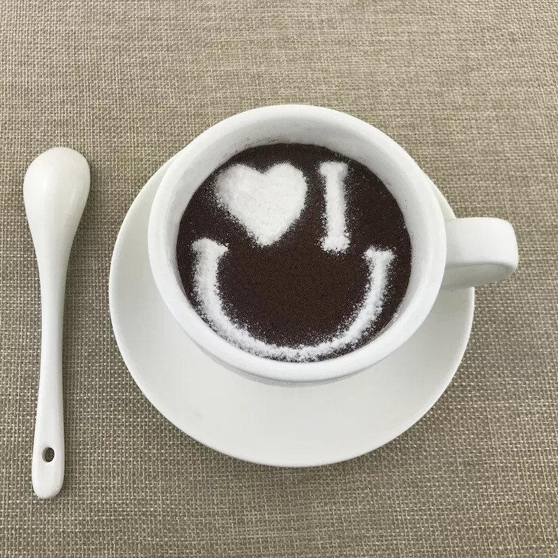 Набор трафаретов для кофе - в наборе 49шт., диаметр 8,5см, пищевой пластик Киев - изображение 4