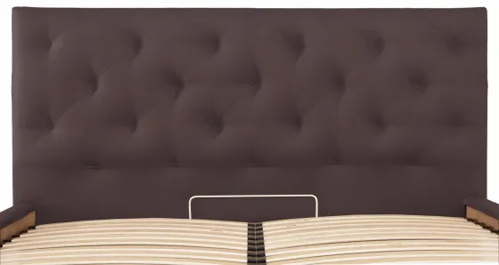 Кровать Двуспальная Bristol Comfort 180 х 190 см Fly 2231 С подъемным механизмом и нишей для белья Темно-коричневый Киев