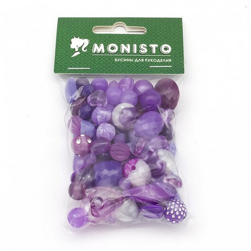 Декоративні намистинки для творчості Бомбей Dom Busin УТ100014231 в упаковці 74 шт Вінниця - фото 4