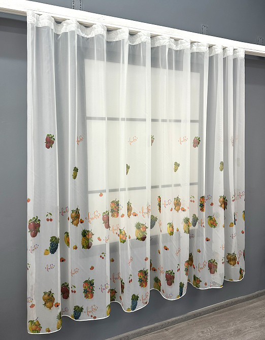 Кухонная арка VR-Textil № 1755т шифон разноцветный 300х170 см (53-0055) Киев - изображение 2