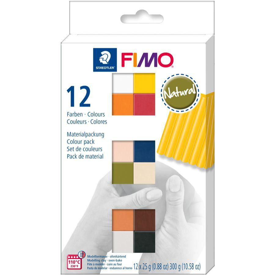 Набір пластики “Natural Colours“ 12х25г Fimo Київ - фото 1