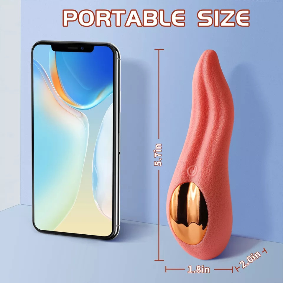 Вібратор жіночий язик, довжина 15см,10 режимів Київ - фото 2