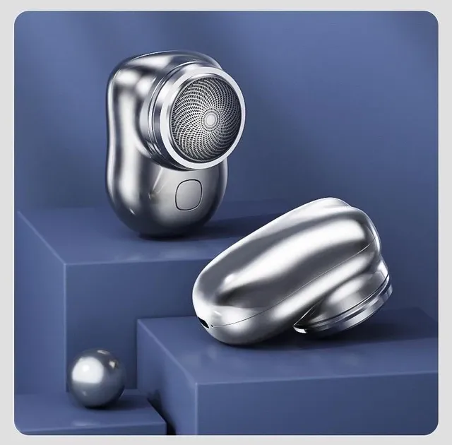 Бритва Mini Shaver USB, акумулятор 300 мАг, вологозахист IPX7, 3 леза, зарядка Type-C Одеса - фото 9