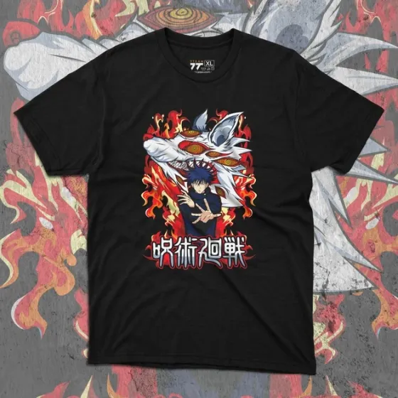 Футболка для подростка мальчика с принтом Магическая Битва Мэгуми Фусигуро Размер 160 Anime10527 Днепр