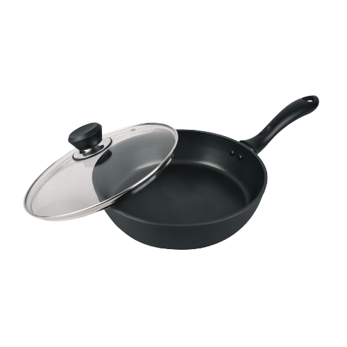 Сковорідка d24см скляна кришка а/п Quan Tanium MR-1205-24 Maestro Житомир - изображение 4