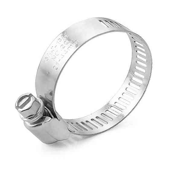 Хомут стальной оцинкованный 12,7 мм D 21-44 мм. Мукачево