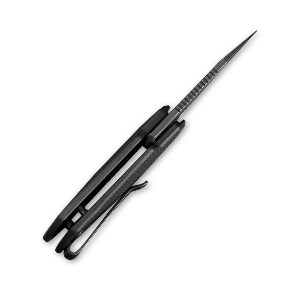 Нож складной карманный Civvi Ki-V, (3.9 см) 9Cr18MoV / G10 черный Киев - изображение 7